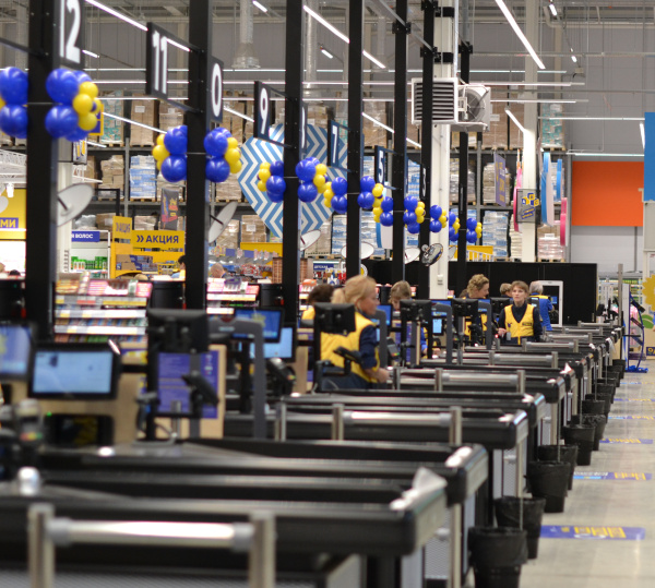 Modern checkout line